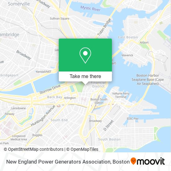 Mapa de New England Power Generators Association