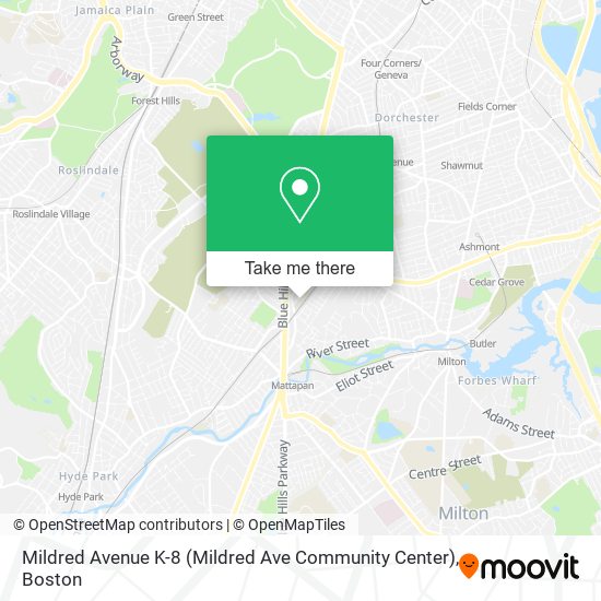 Mildred Avenue K-8 (Mildred Ave Community Center) map