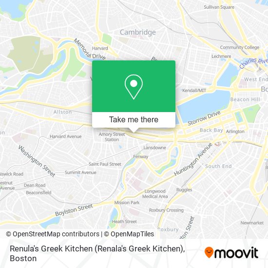 Mapa de Renula's Greek Kitchen