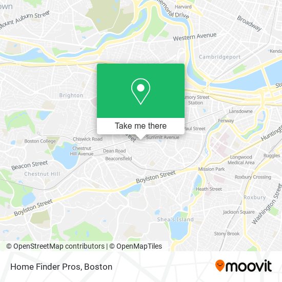 Home Finder Pros map
