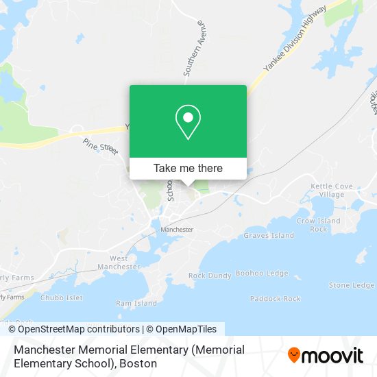 Manchester Memorial Elementary (Memorial Elementary School) map