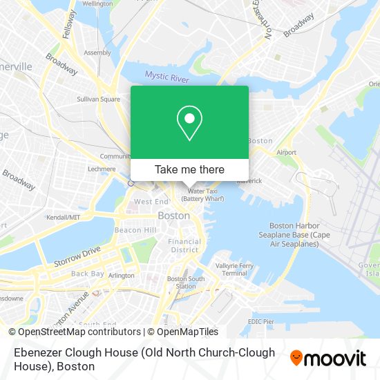 Mapa de Ebenezer Clough House (Old North Church-Clough House)