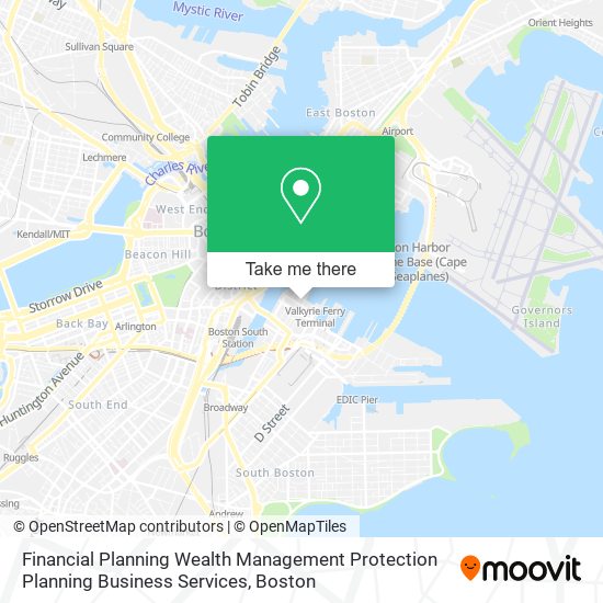 Mapa de Financial Planning Wealth Management Protection Planning Business Services