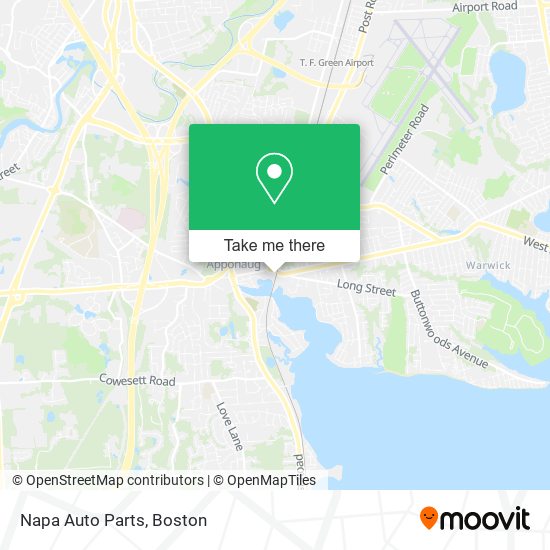 Mapa de Napa Auto Parts