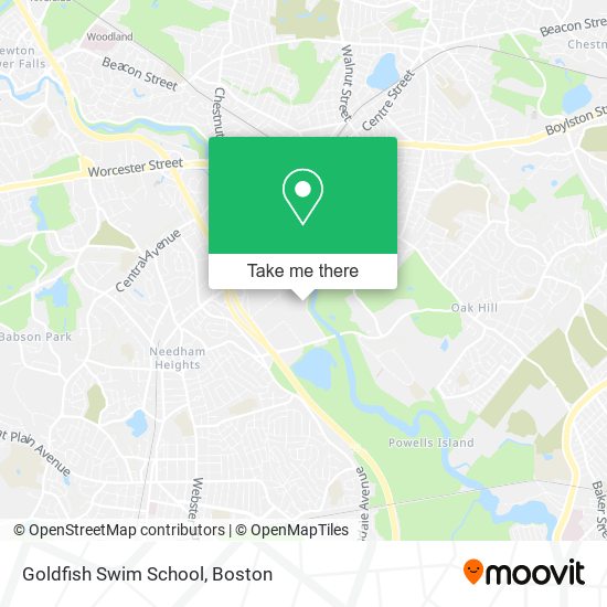 Goldfish Swim School map