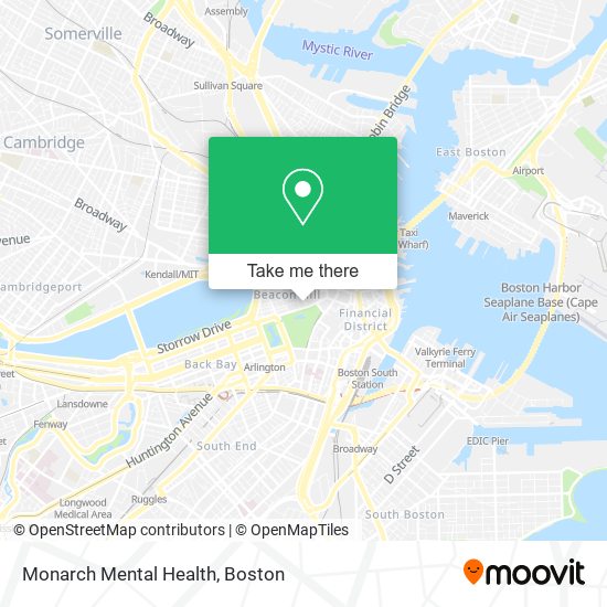 Monarch Mental Health map