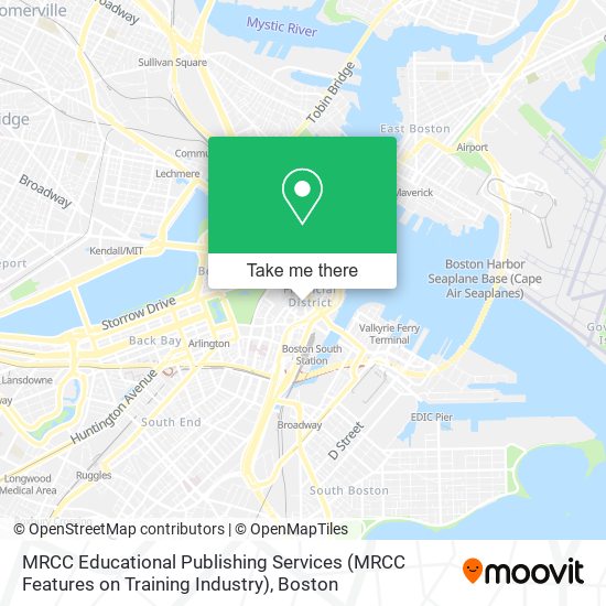 Mapa de MRCC Educational Publishing Services (MRCC Features on Training Industry)