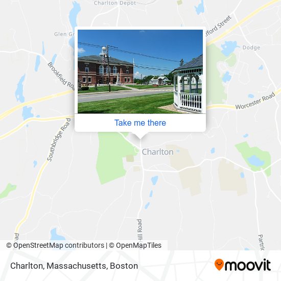 Charlton, Massachusetts map