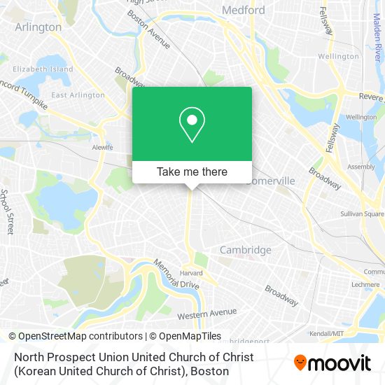 North Prospect Union United Church of Christ (Korean United Church of Christ) map