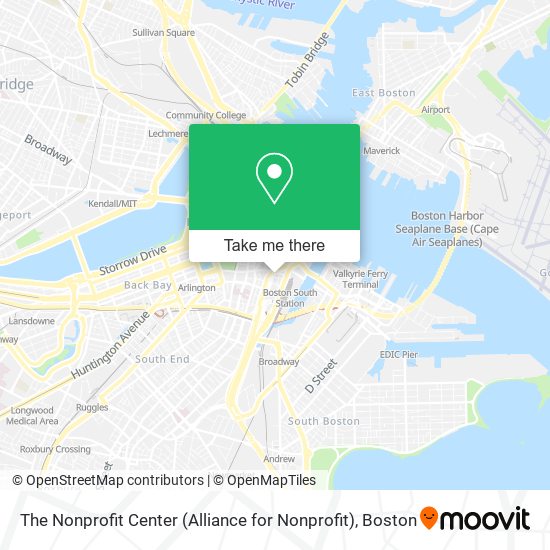 Mapa de The Nonprofit Center (Alliance for Nonprofit)