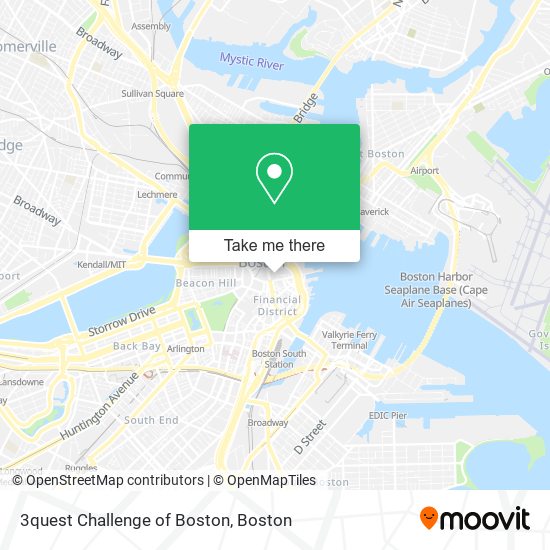 3quest Challenge of Boston map