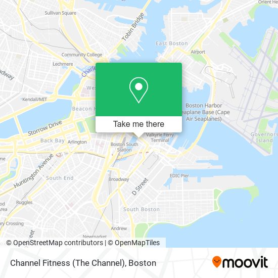 Channel Fitness (The Channel) map