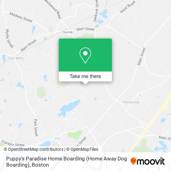 Puppy's Paradise Home Boarding (Home Away Dog Boarding) map