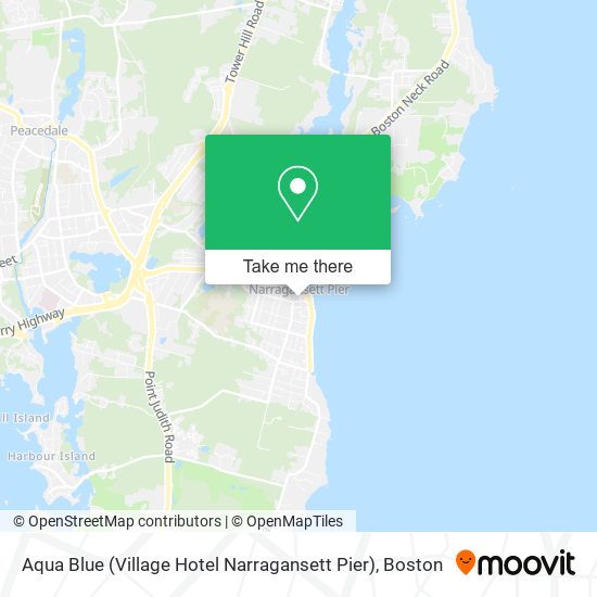 Aqua Blue (Village Hotel Narragansett Pier) map
