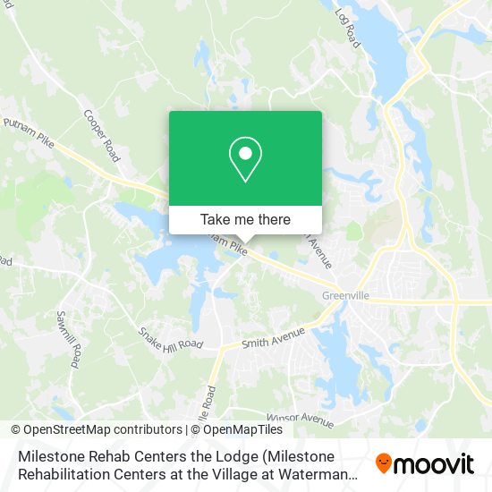 Milestone Rehab Centers the Lodge map