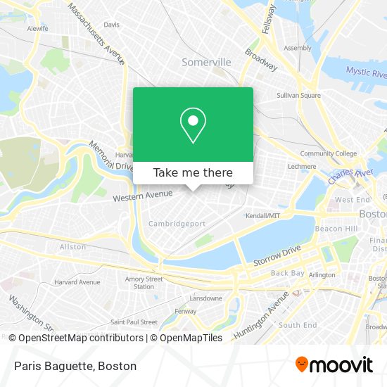 Mapa de Paris Baguette