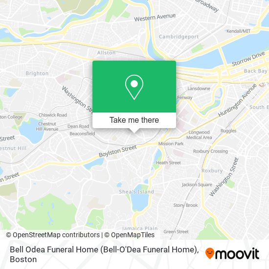 Bell Odea Funeral Home (Bell-O'Dea Funeral Home) map