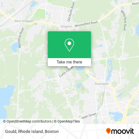 Gould, Rhode Island map