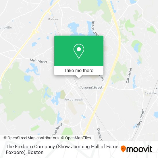 The Foxboro Company (Show Jumping Hall of Fame Foxboro) map
