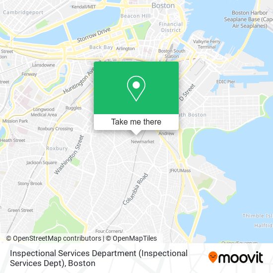 Inspectional Services Department (Inspectional Services Dept) map