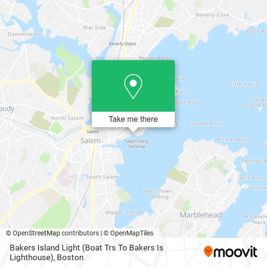 Bakers Island Light (Boat Trs To Bakers Is Lighthouse) map