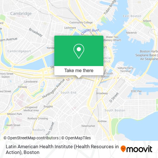 Latin American Health Institute (Health Resources in Action) map