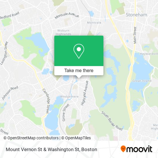 Mount Vernon St & Washington St map