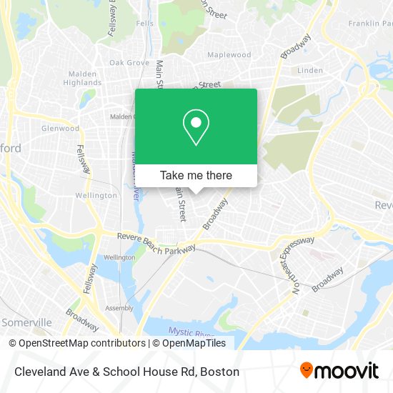 Mapa de Cleveland Ave & School House Rd