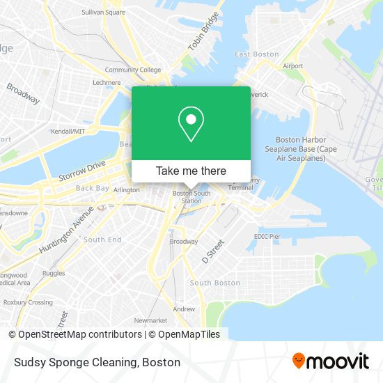 Sudsy Sponge Cleaning map