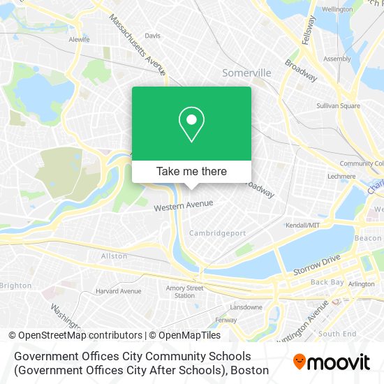 Government Offices City Community Schools map
