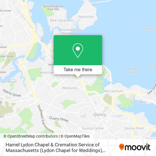 Mapa de Hamel Lydon Chapel & Cremation Service of Massachusetts (Lydon Chapel for Weddings)