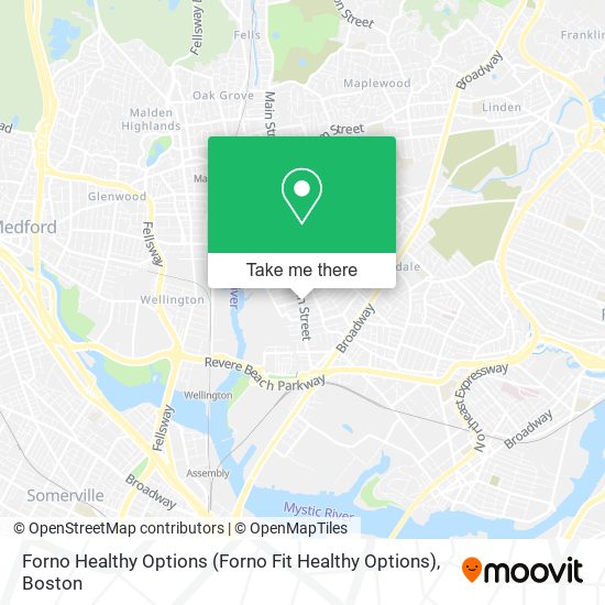 Forno Healthy Options map