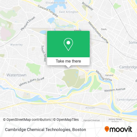 Cambridge Chemical Technologies map