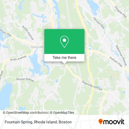 Fountain Spring, Rhode Island map