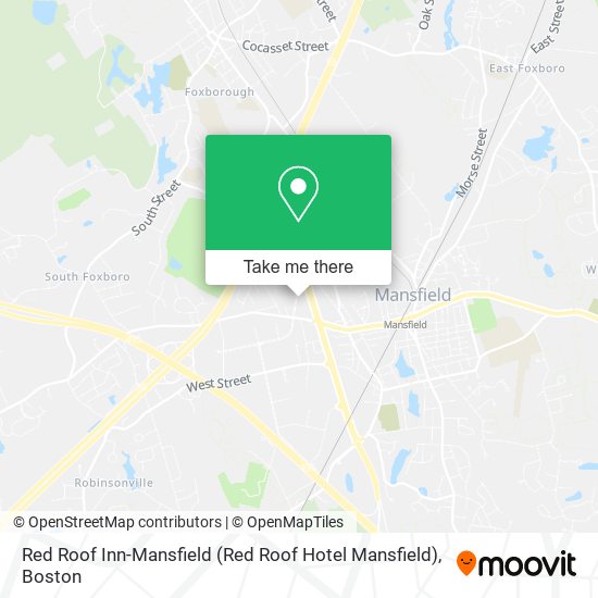 Mapa de Red Roof Inn-Mansfield