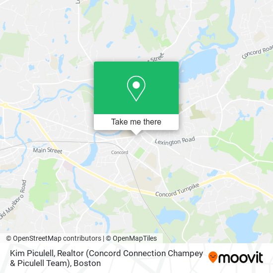 Mapa de Kim Piculell, Realtor (Concord Connection Champey & Piculell Team)