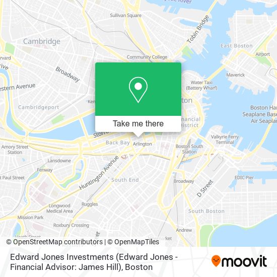 Mapa de Edward Jones Investments (Edward Jones - Financial Advisor: James Hill)