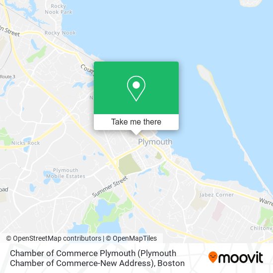 Mapa de Chamber of Commerce Plymouth (Plymouth Chamber of Commerce-New Address)