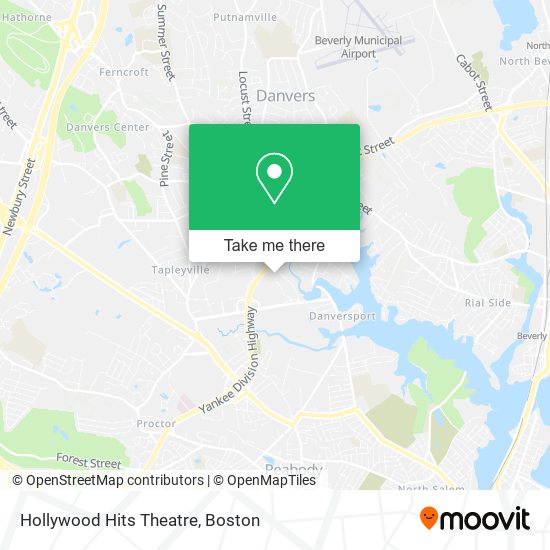 Hollywood Hits Theatre map