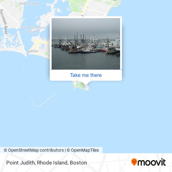 Point Judith, Rhode Island map
