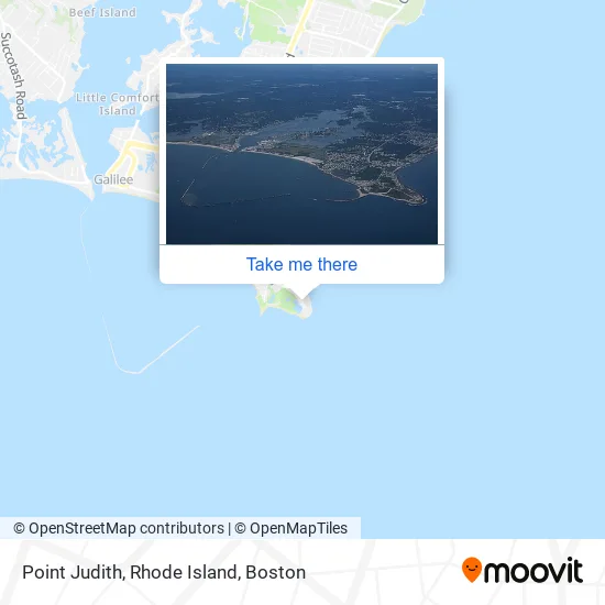 Point Judith, Rhode Island map