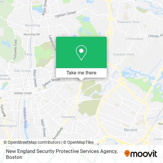 New England Security Protective Services Agency map