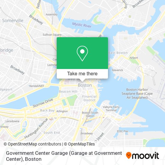 Mapa de Government Center Garage