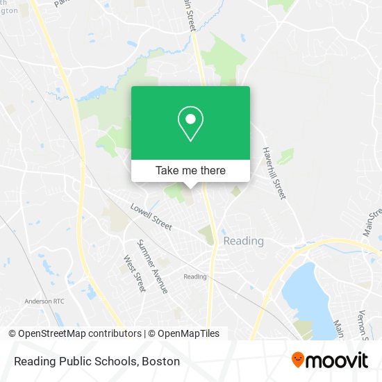 Mapa de Reading Public Schools