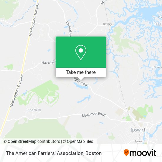 Mapa de The American Farriers' Association