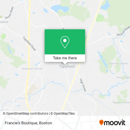 Mapa de Francie's Boutique