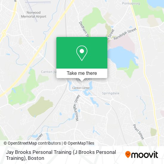 Mapa de Jay Brooks Personal Training