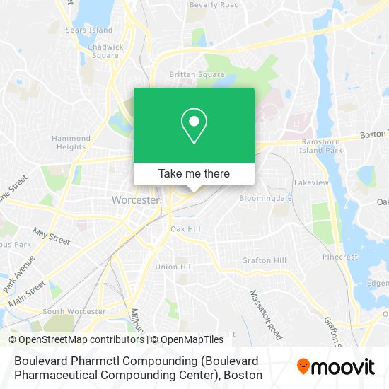 Mapa de Boulevard Pharmctl Compounding (Boulevard Pharmaceutical Compounding Center)