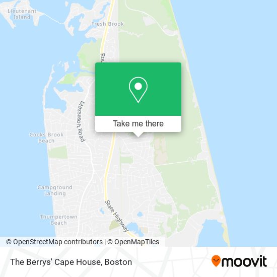 Mapa de The Berrys' Cape House