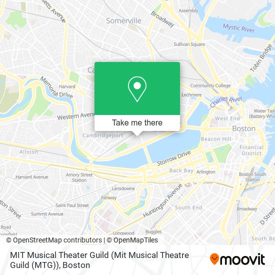 Mapa de MIT Musical Theater Guild (Mit Musical Theatre Guild (MTG))